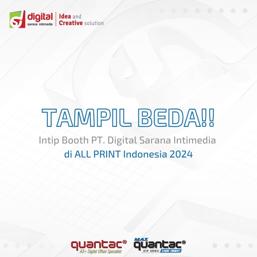 Tampil Beda! Intip Booth QUANTAC di ALL PRINT Indonesia 2024