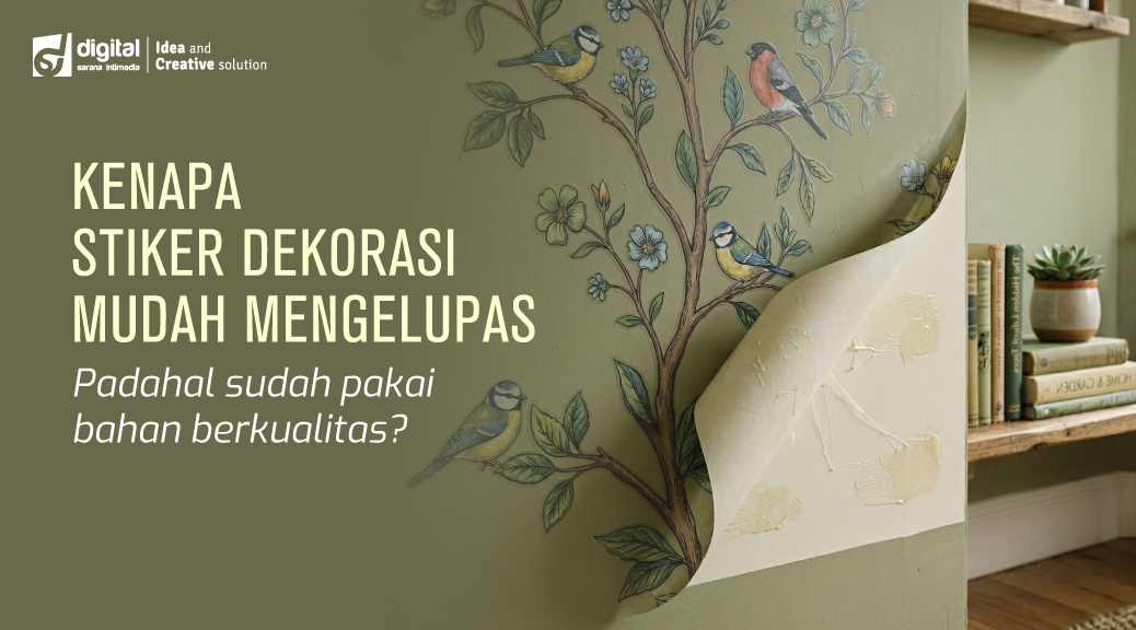 Kenapa Stiker Dekorasi Mudah Mengelupas Padahal Pakai Bahan Berkualitas?