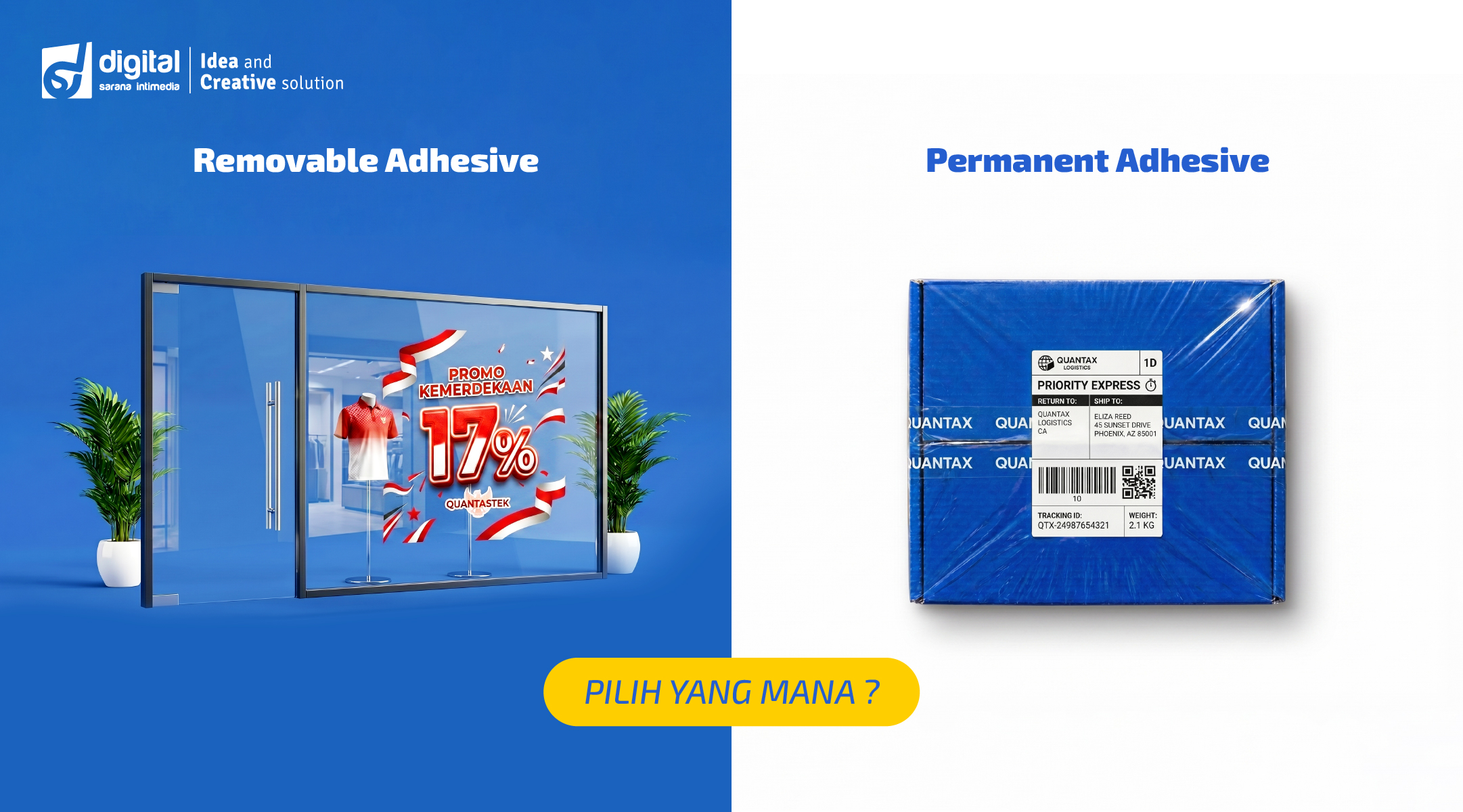 Permanent Adhesive vs Removable Adhesive? Pilih yang Mana?